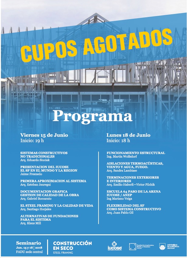 Seminario 2018  STEEL FRAMING